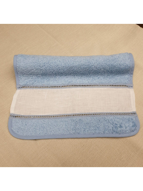 Lavette in spugna con inserto in lino Emiane - 