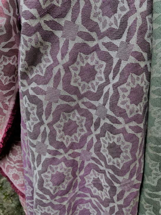 Tessuto Misto Lino reversibile Fantasia Cementina | Manifatture