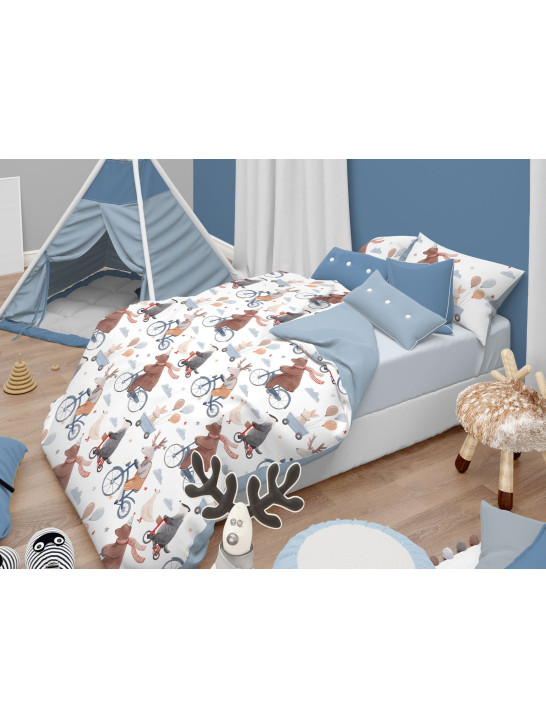 Parure copripiumino singolo Baby Dream Animali Daunex