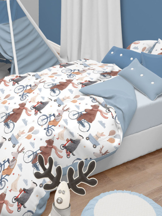 Parure copripiumino singolo Baby Dream Animali - Daunex | Daunex