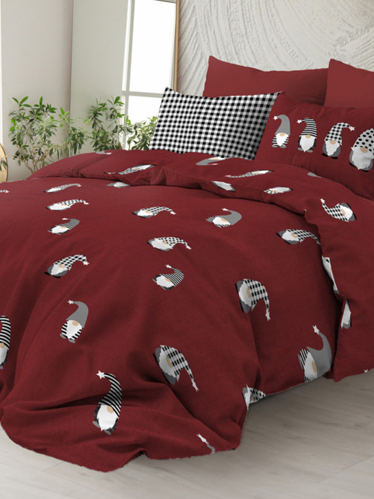 Parure Copripiumino Infinity Gnomo Rosso - Daunex | Daunex