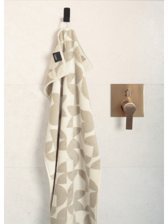 Coppia di asciugamani in spugna - Studio Beige | Cawö