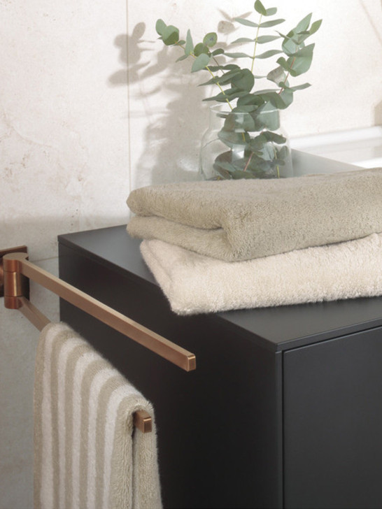 Coppia di asciugamani in spugna - Studio Beige | Cawö