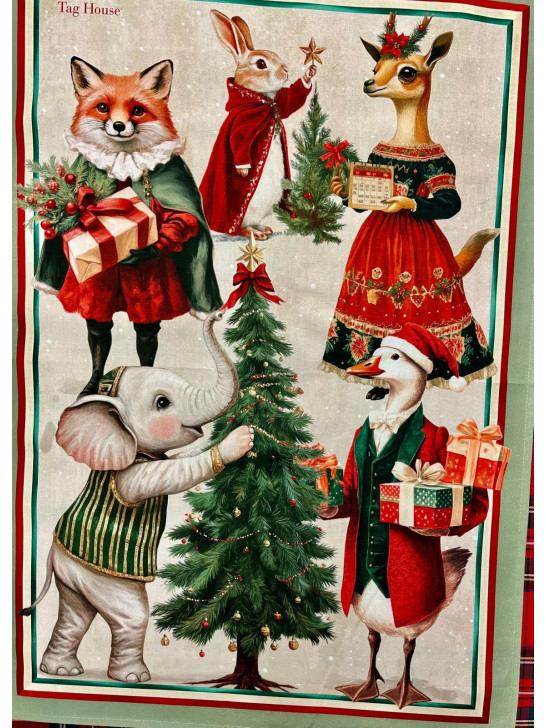 Strofinaccio da cucina natalizio Happy Christmas - Tag House