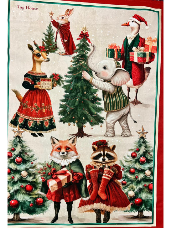 Strofinaccio da cucina natalizio Happy Christmas - Tag House
