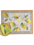 Set due Tovagliette per colazione Cetara | Tessitura Toscana Telerie