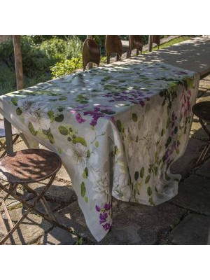 Tessuto stampa Il Fiore del Cappero - TESSITURA TOSCANA TELERIE 2