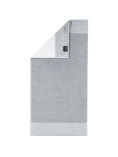 Coppia di asciugamani in spugna - Two tone Grigio perla - CAWÖ