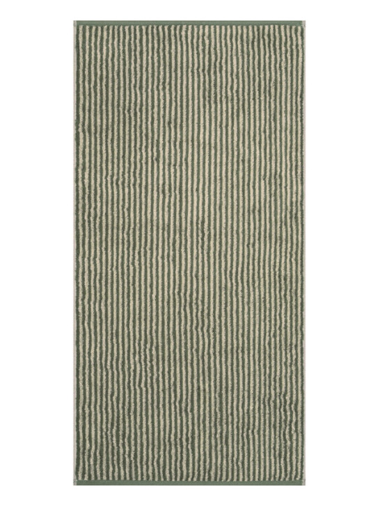 Coppia di asciugamani in spugna - Two tone Verde- CAWO