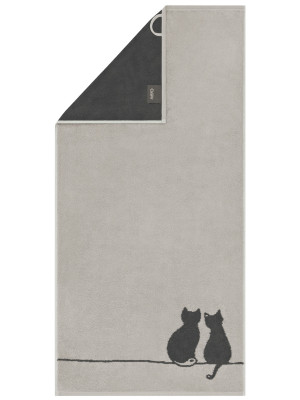 Coppia di asciugamani in spugna Cute Cats - CAWO 2
