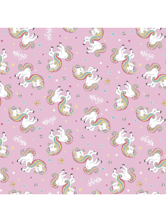 Completo Lenzuola Singolo Unicorno | QUADRIFOGLIO