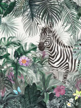 Plaid da divano effetto cachemire - Savana Zebra