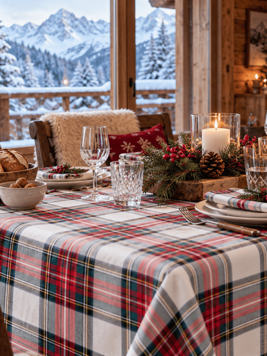 Tessuto cotone Tinto Filo - Tartan Bianco | Bossi
