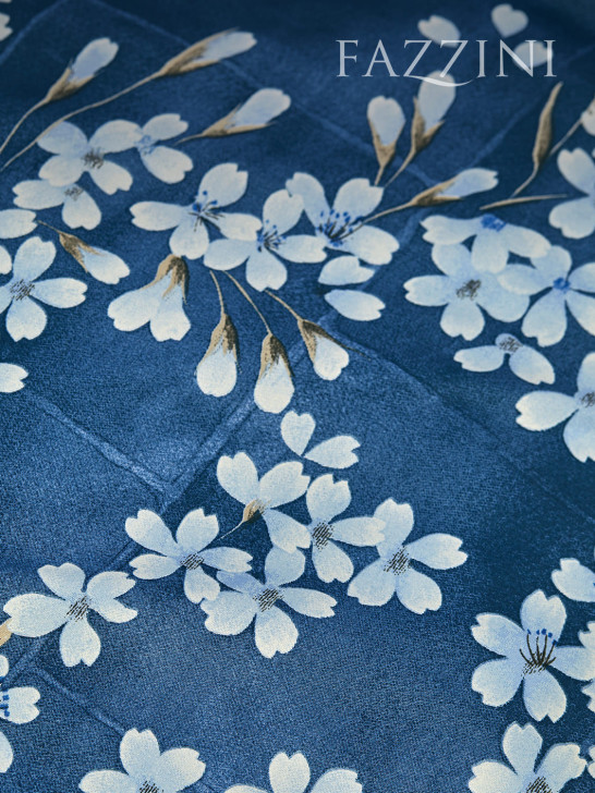 Copripiumino Matrimoniale in percalle di cotone Kimono | Fazzini