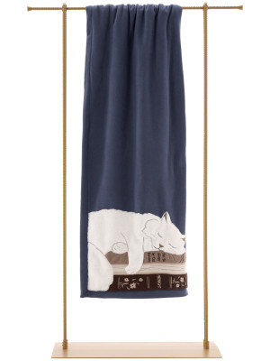 Plaid divano con Applicazione - Gatto Lettore
