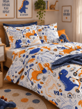 Completo lenzuola per Letto 1 piazza e mezzo - Dino