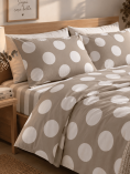 Completo lenzuola per Letto Singolo - Pois Beige