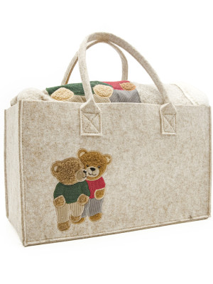 Plaid con Borsa Orsetti Felici | Daunex 2