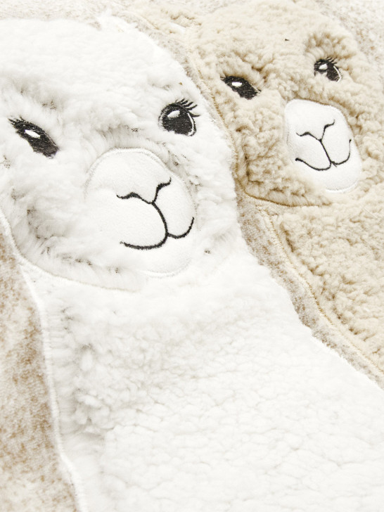 Plaid con Borsa Lama | Daunex
