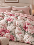 Trapunta In piuma Matrimoniale Elite Canazei Peonie | Daunex
